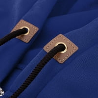 Men Pure Color Spliciranje Jesen Zima Casual Hoodie Print Zipper Print Jumpsuit New Years Eve Jumpsuit