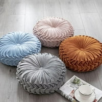 Izlazni jastuk za izradu nabora, kućni ukrasni okrugli bundevski jastuk za baršuna, podne jastuke za dnevni