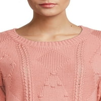 Vreme i trup za žene u pulover sa kratkim rukavima