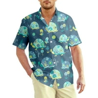 Majica sa temom okeana, Muška majica grafičke majice visoke muške majice dečke pokloni majice Unisex
