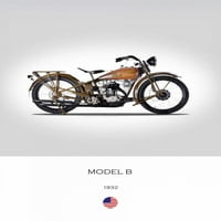 Harley Davidson Model B štampa postera Marka Rogana # RGN113672
