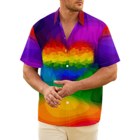 Dres za odrasle LGBT Rainbow prilično atraktivan animacija Print Aloha majica za muškarce žene za poklon