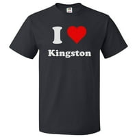 Volim Kingston T shirt i srce Kingston Tee poklon