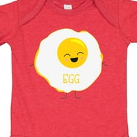Inktastična slatka kawaii Fried Egg Gift Baby Boy ili Baby Girl BodySuit