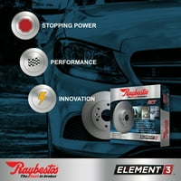 Raybestos Specijalni Rotori performansi, odgovara select: 2011-BMW 535, 2012-BMW 640
