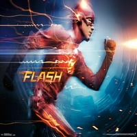 COMICS TV - Flash - zidni poster za silu brzine, 22.375 34