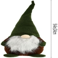 Božić Santa Gnome Plish lutka: Ručno rađene skandinavske Tomete ELF Florska lutke Norveška Nisse Holiday