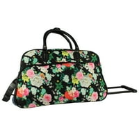 Calbags cvjetni otisci nosača za kotrljanje Duffel torba - Peonies & Hyllangeas