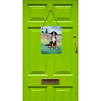 Carolines blaga 7011DS Bernski planinski pas ili viseći otisci na vratima, 12x16, višebojni