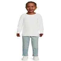 Garanimals pletena majica za dječake s dugim rukavima za vafle, veličine 12m-5T