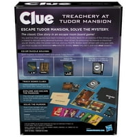 Klue Pansion Game izdajeva na Tudor Mansion, igra za bijeg u sobi, zadruga porodične igre
