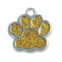 CAT ovratnici Slatka mini sjaj Paw Dog Mač ID Ime Oznake ljubimca nakit ogrlica ogrlica za pse metalna ružičasta