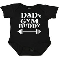 Inktastična tata teretana Buddy Workout Fitness Poklon Baby Boy ili Baby Girl Bodysuit