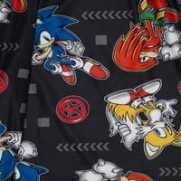 Sonic Boys ekskluzivni kaput pidžame, veličine 4-12, dvodijelni set