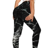 ženske pantalone za štampanje bubble lifting vežba fitnes pantalone pantalone za trčanje sa visokim strukom