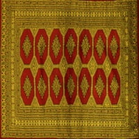 Ahgly Company Machine Persible Pravokutnik Perzijski žuti Tradicionalni prostirke, 5 '7'