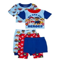 Paw Patrol pidžama za bebe i dječake, 5 komada, veličine 12m-5T