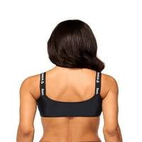 Reebok ženski Bralette bikini Top sa patentnim zatvaračem, UPF 50+, veličine XS-XXL