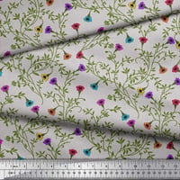 Soimoi pamučna poplin tkanina odlazi i cvjetni umjetnički dekor tkanina tiskano dvorište široko
