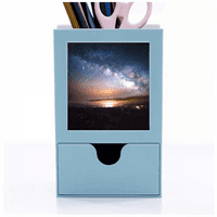 Nebula Galaxy Tamne Night Sky stol isporučuje karticu držača organizatora