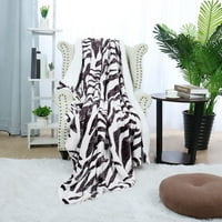 Jedinstvene usluge Reverzibible Fuzzy Flannel Fleece pokrivač za bacanje kauča kauča