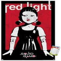Netfli igra lignje - crveni zidni poster, 22.375 34