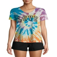 No Bounties Juniors ' Tie Dye V-Izrez Tee