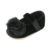 Zuwimk Cipele, dječačke djevojke Djevojke Toddlers životinjske mokasinke Ne-klizane zatvorene papuče zimske tople cipele čarape crne boje