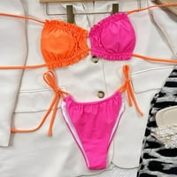 Royallovewomen's Fashion Sexy Bikini spajanje boje za spajanje kupaći kostim bikini setovi za žene