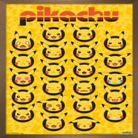 Pokémon - Pikachu lica zidni poster, 22.375 34