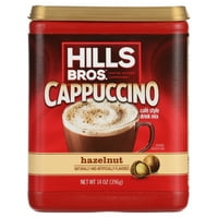 Hills Bros. Instant Cappuccino mix, lješnjak, oz