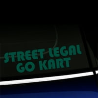 Street Legal Go Kart-Vinilna naljepnica za MINI Cooper-odaberite boju - [zlatnožuta]
