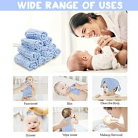 Peškiri za bebe od muslina, organski pamuk Meki peškiri za bebe, peškir za lice za bebe, višenamenski