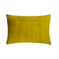 Dizajnerska Chartreuse zelena 12x26 presvlaka za lumbalni jastuk, baršunasti duguljasti jastuk od perli,
