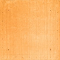 Ahgly Company Zatvoreni Pravougaonik Čvrste Narandžaste Moderne Prostirke, 5'7'