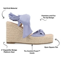 Kolekcija Journee Womens Surria Tru Comfort Foam Espadrille Platform Wedge Sandale