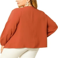 Jedinstvene povoljne ponude za ženska bluza plus veličine V vrat Crochet Trim Boho vrhovi