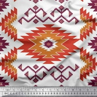 Tkanina Soimoi Poly Georgette Aztec Kilim Print tkanina po dvorištu