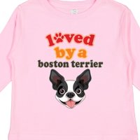 Inktastic Boston Terijer Pas Poklon Poklon Za Malu Djecu Djevojčica Dugih Rukava Majica