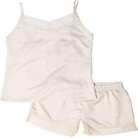 Elle Sleepwear Ženski Trkački Set-Pidžama Gardenia Shorts Set Noćna Odjeća Seksi Trkačka Odjeća