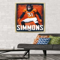 Denver Broncos - Justin Simmons Zidni poster, 22.375 34 uokviren