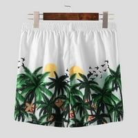 Odijela za mušku modu ležerni ovratnik štampani kratki rukavi kratke hlače Havajska plaža