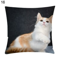 BetterZ multi-style slatka mačke podupirači baciti jastuk kvadrat jastučnica kauč dekor