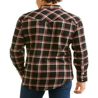 Ravnice muške 4. oz. Flannel Snap Western majica