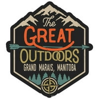 Grand Marais Manitoba Naljepnica S Vinil Naljepnicom Za Dizajn Na Otvorenom