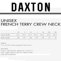 Daxton San Francisco Duks atletski pulover Crewneck Francuska Terry tkanina, hthachachal dukserice crvena slova, s