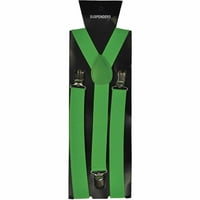 Neon Green Suspenderi za odrasle Halloween