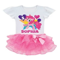 Personalizirana Moja Mala Poni Pinkie Pita Tutu Majica Za Rođendan Djevojčica Za Malu Djecu