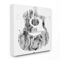 Stupell Industries apstraktna gitara akvarelna slika slika na platnu zid Art, 40, byAnnie Warren
