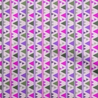 oneOone poliester Spande ljubičasta tkanina geometrijska tkanina za šivenje by the Yard štampana Diy odjeća za šivanje široke potrepštine